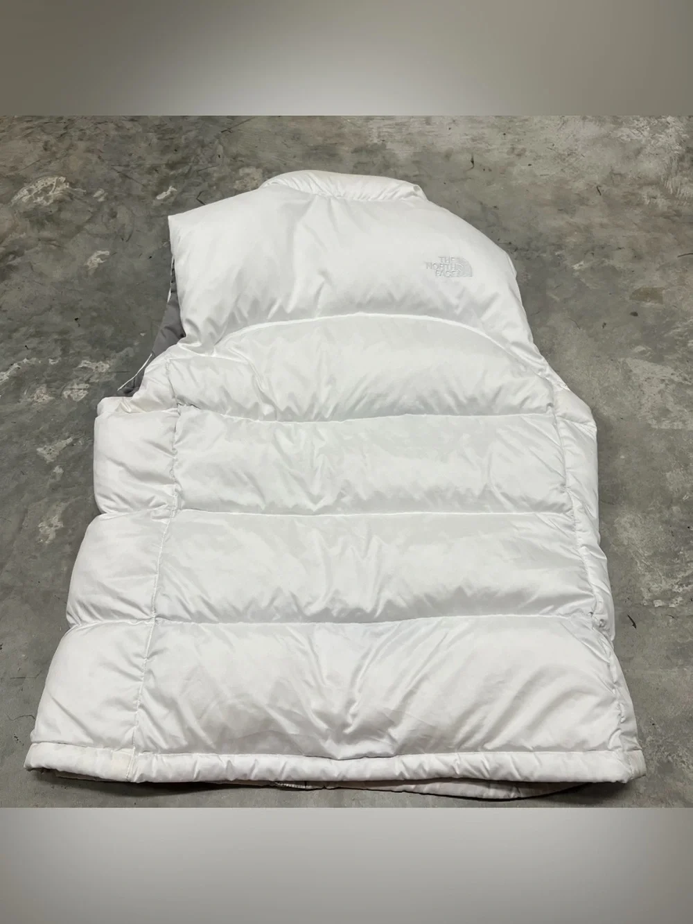 The North Face Nuptse 2 Puffer Vest 700 Fill Goose Down White Women’s Size Large